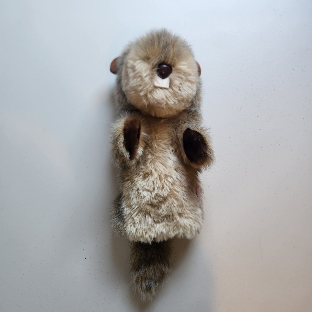 Daphne's Drivers Golf Plush Head Cover Beaver Golfing Puppet - Picture 1 of 7